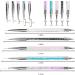 HOMEREVEL 5Pcs Nail Art Brush Set for Stunning Designs and Fine Detailing - Ideal for Salons and DIY Nail Art - Buy Online on GoSupps.com