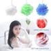 Star Brand Long Lasting Bath Sponge 6 Counts - Heavy 60g Mesh Pouf with Suction Cup - Big Shower Loofahs for Exfoliation and Scrubbing - 6 Colors - Buy Online on GoSupps.com