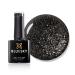 Bluesky Gel Nail Polish Abyss VIP03 Black Glitter Long Lasting Chip Resistant 10 ml (Requires Drying Under UV LED Lamp)