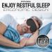 Buy Zero Pressure 3D Contoured Sleep Eye Mask - Light Blocking Memory Foam Eye Cover for Side & Back Sleepers - Comfort for Men & Women - Buy Online on GoSupps.com