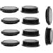 (5 Pack) Canon EOS EF Rear Lens Cap & Body Cover Set - Dust Protective Covers for EF EF-S Mount DSLR Cameras - Buy Online on GoSupps.com