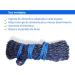 4x Heunetz Horses Feeding Nets - Extra Tightly Mesh for Improved Digestion | Includes 4 Free Carabiners | 4.5 kg Capacity | Dark Blue - Buy Online on GoSupps.com