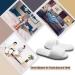AhFulife Disposable White Slippers - 5 Pairs Unisex Terry Spa & Hotel Shoes for Women & Men (EU 36/38) - Buy Online on GoSupps.com