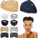 8 Pcs African Head Wraps for Black Women Rhinestone Twisted Headbands Crystal Wide Headbands Bling Twist Head Bands Glitter Elastic Head Turban for Girls Sport Yoga Gifts Hair Accessories  2 Styles