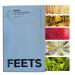 FEETS Hydrating Foot Mask with Tea Tree and Peppermint (3-Pack) | Deeply Moisturizing for Men and Women | Softens Calluses, Nourishes Heels | Ultra Hydrating and Cooling Formula - Buy Online on GoSupps.com