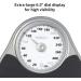 Thinner Extra-Large Dial Analog Precision Bathroom Scale Analog Bath Scale Measures Weight Up to 330 Lbs. Analog - Black - Buy Online on GoSupps.com