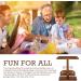 Handmade Wooden Ring Toss Game with Shot Ladder - Fun Party Game for Him & Her - Buy Online on GoSupps.com