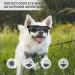 Stylish UV Protection Sunglasses for Small Dogs - Windproof Anti-Fog Dog Goggles in Black - Buy Online on GoSupps.com