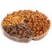 Jaybee's Gourmet Nuts Gift Basket - 4 Section 22 oz | Cashews, Almonds, Toffee & Honey Roasted Peanuts | Kosher | Father's Day, Birthday, Holiday Gift - Buy Online on GoSupps.com