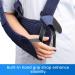 Velpeau Kids Arm Sling - Breathable Shoulder Immobilizer with Waist Strap for Children XS Size (Right Hand Mesh-Blue) - Ventilated Support Brace for Boys & Girls - Buy Online on GoSupps.com