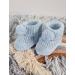 Royal Icon Newborn Baby Booties | 0-3 Months | Pom Pom Bootees for Boys & Girls | Blue | RI408 - Buy Online on GoSupps.com