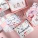 63 Pcs Bride Proposal & Bridesmaid Gifts Set - Bridal Shower Cosmetic Makeup Flowers in White Green Silver - Buy Online on GoSupps.com