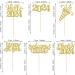 SYKYCTCY 36 Pack Happy New Year Cupcake Toppers Glitter Welcome 2024 Cupcake Topper Cheers to 2024 Cupcake Topper Hello 2024 Cupcake Food Picks Decorations for Happy New Year Eve Party Supplies Gold Color 4 - Buy Online on GoSupps.com