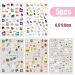 5sheets Cute Nail Stickers for Kids Little Girls Boys Self-Adhesive Cartoon Dinosaur Small Animals Nail Stickers for Nail Art Design Accessories - Buy Online on GoSupps.com