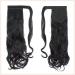 Tess Ponytail Extension - 60 cm Dark Black Wavy Braid | 100g Long Hair Extension for Horseplate | Best International Shipping - Buy Online on GoSupps.com