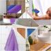 African Bath Sponge Set - 3 Pieces Exfoliating Shower Scrubber for Daily Use (Orange, Purple, Black) - Buy Online on GoSupps.com