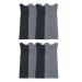 Fruit of the Loom Men's Lightweight Active Cotton Blend Undershirts Large Tank - 8 Pack - Black/Grey