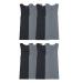 Fruit of the Loom Men's Lightweight Active Cotton Blend Undershirts Large Tank - 8 Pack - Black/Grey