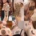 SOOVSY 70 Sheets Temporary Tattoo: 10 Half Arm Tattoos for Men & Women - Long Lasting Fake Tattoo Stickers in Color-05 - Buy Online on GoSupps.com