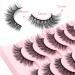 Veleasha Cat Eye Lashes Natural Look 3D Eyelashes Wispy 15MM Faux Mink Lashes 14 Pairs Pack False Eyelashes | Style 25 14 Pairs-Cat Eye Wispy Lashes 25 - Buy Online on GoSupps.com