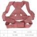 Breathable Back Support Belt for Posture Correction - Unisex Orthodontic Back Brace (Red) | International Shipping - Buy Online on GoSupps.com