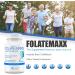 FolateMaxx L-Methylfolate 15mg 90 Capsules - Non-GMO Active Folate 5-MTHF - 90 Count Pack - High Strength Methyl Folate Supplement - Buy Online on GoSupps.com
