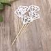 Vaguelly 50pcs Diamond Dessert Topper Happy Wedding Diamond Birthday Cake Picks Wedding Decoration Fruit Cake Decorations for Home Fruitcakes Wedding D cor Anniversary Toothpick Flash Baby Silver medium - Buy Online on GoSupps.com