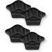 Sibba 2Pairs Heel Grip Cushion Pads - Self-Adhesive Shoe Inserts for Improved Fit and Comfort in Black - Buy Online on GoSupps.com