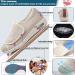 DHIJUPNG Extra Wide Walking Sneakers for Diabetic Edema Plantar Swollen Feet - Non Slip Adjustable Shoes Men 9/Women 10 - Buy Online on GoSupps.com