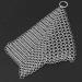 LAMELLIS Cast Iron Cleaner -Premium 316 Stainless Steel Chainmail Scrubber 8x6 Inch - Buy Online on GoSupps.com