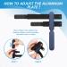 Mallet Finger Splint - Aluminum Finger Support for Broken Fingers | Pain Relief & Stabilization for Sprains & Arthritis | 2.7 inch M Black - Buy Online on GoSupps.com