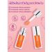 FEIMINI Hydrating Lip Glow Oil - Moisturizing Lip Oil Gloss for Lip Care and Dry Lips - Coral - Buy Online on GoSupps.com