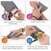 WLLHYF 6 Pack Soap Exfoliating Bag Set - Mesh Body Scrubber & Foam Sponge for Shower - Men & Women - Buy Online on GoSupps.com