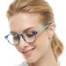 OCCI CHIARI Blue Blocking Computer Glasses Women Lady Gaming Glasses for Eye Strain Blue 0.0 x