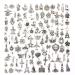 DIY Pendant Accessories Stability Alloy Material Craft Charms Fine Workmanship Vintage for Bracelets