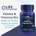 Life Extension Bioactive Folate & Vitamin B12 High Dosed 90 Vegan Vegetarian Gluten Free Soy Free Non-GMO - Buy Online on GoSupps.com