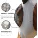 Harrison Howard Super Comfort Stretchy Fly Mask - UV Protection Large Eye Space Breathable Gray - X-Large - Buy Online on GoSupps.com