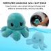 XEANCO Octopus Plushie - Double-Sided Flip Reversible Soft Stuffed Toy for Kids and Friends in Sea Green Blue | Perfect for Playing & Expressing Mood - Buy Online on GoSupps.com