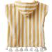 Vertbaudet Yellow Striped Baby Bath Poncho 86/98 - Soft Stylish & International Shipping Available - Buy Online on GoSupps.com