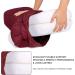 Premium Simian Yoga Bolster Pillow - Supportive Rectangular Cushion with Velvet Cover - Washable & Skin-Friendly - Ideal for Restorative & Yin Yoga - Burgundy - Buy Online on GoSupps.com