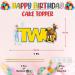 Seyal Toy Stry Two Cake Topper - Buy Online on GoSupps.com