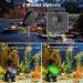 RGB Solar Pond Lighting - IP68 Waterproof Solar Underwater LED Lights for Garden & Patio - 5 Set - Buy Online on GoSupps.com