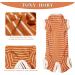 Tony Hoby Dogs Shirt - Soft & Breathable Dog Suit for Small to Large Dogs (XL Orange for Girls) - Stylish Striped Dog T-Shirt - Buy Online on GoSupps.com