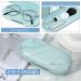 Buy Moko Double-Sided Glasses Case with Mirror | Scratch-Resistant Wearable Stylish Blue Water Color for Glasses & Contact Lenses - Buy Online on GoSupps.com