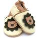 Dotty Fish Soft Leather Baby Shoes for Boys | Non Slip Toddler Shoes with Animal Designs | 0-6 Months to 4-5 Years | Cream Brown Lion - Buy Online on GoSupps.com