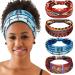 4 pieces African wide headband Boho headband for women African headband women headband.