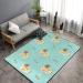 Flannel Carpet Honey Sundae Picture 60 x 39 in Non-Slip Durable Suitable for Living Room and Office Bedroom - Buy Online on GoSupps.com