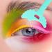 2Pcs Silicone Eyeliner Tool Eyeliner Stencil Reusable Eyeliner Helper Tool Applicator Guard Pads Eye Makeup Tool for Eyeliner Eyelashes Eye Makeup(Pink Green) - Buy Online on GoSupps.com