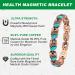 Yinox Magnetic Therapy Arthritis Copper Bracelet for Women | Relieves Pain & Enhances Style with Turkish Turquoise (3500 Gauss) - Buy Online on GoSupps.com