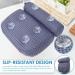 Non-Slip Ergonomic Bath Pillow with 4D Air Mesh Technology - Blue Spa Headrest - Buy Online on GoSupps.com